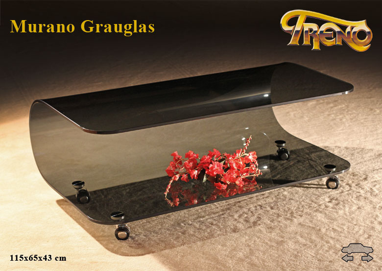 Couchtisch Murano Grauglas