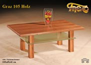 Couchtisch Graz Holz Glas