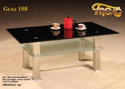 Couchtisch Graz 108 Glas Metall