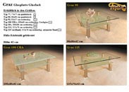 Couchtisch Graz Glas Metall