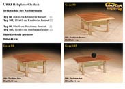 Couchtisch Graz Holz Glas Metall