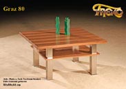 Couchtisch Graz 80 Holz Metall